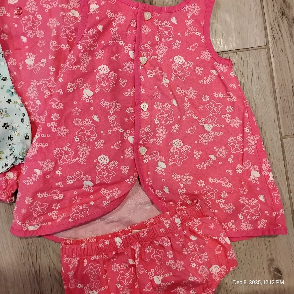 Disney Baby Romper Bundle Lot - 3 Month Baby Girl